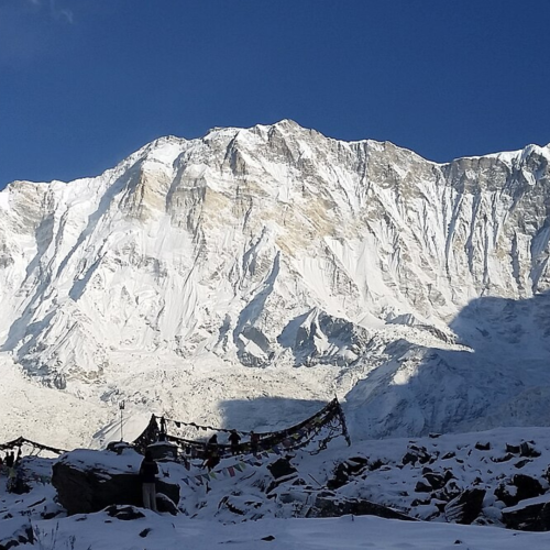 Trek is a celebrated journey that takes trekkers through a spectacular array of landscapes, from subtropical forests to alpine meadows, culminating in the breathtaking Annapurna Base Camp.