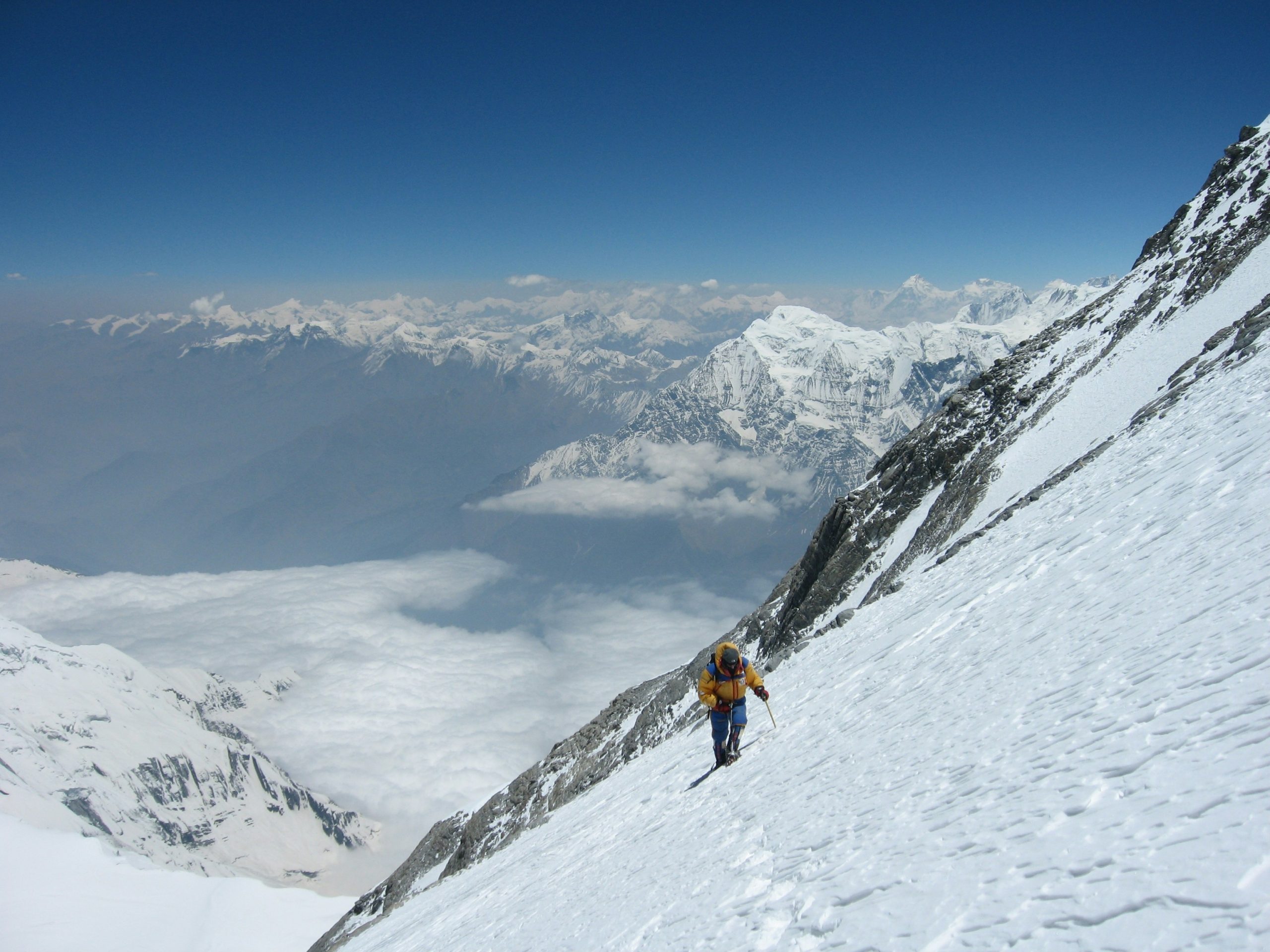 Dhaulagiri trek means ‘white mountain’ in Sanskrit, which isn’t difficult to believe when seeing this majestic Mountain peak rising over Dhaulagiri Base Camp.
