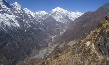 Climbers scaling Parchamo Peak (6,240m) in the remote Dolpo region of Nepal during the Parchamo Peak Climbing 2025 expedition.