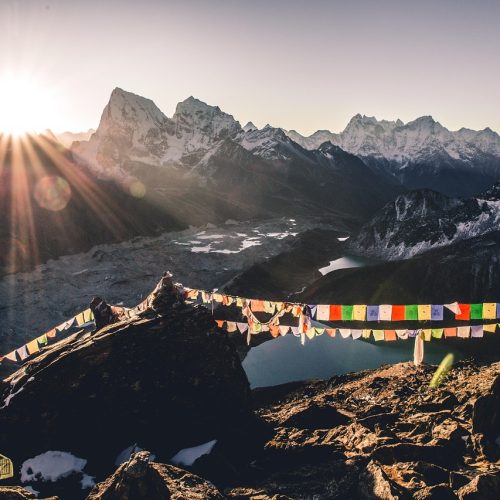 gokyo ri, everest region, lakes, everest, glacier, nature, mountain, nepal, reflection, trekking, peak, trek, valley, snow, travel